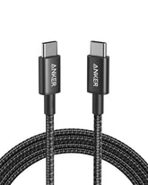USB-C to USB-C Cable (6ft, Braided, 100W) - Black