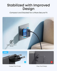 Anker Nano Power Bank (5K, MagGo, Slim) & Anker Nano Charger (70W, 3 Ports)