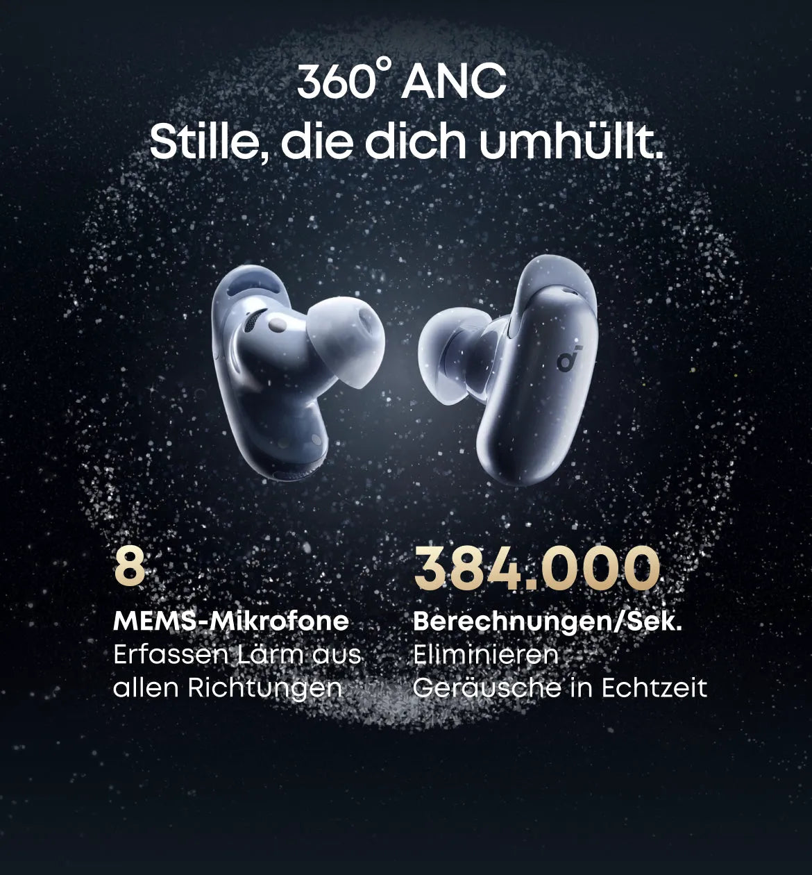 Anker Nano Charger (45W, Smart Display) + Liberty 5 Pro | Guinness Record for Clear Calls, 360° ANC 4.0, Dolby Atmos