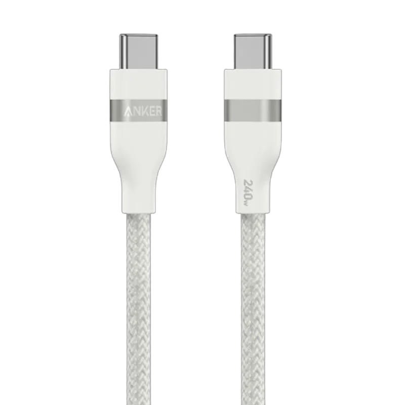 Anker USB-C to USB-C Cable (0.9m/1.8m, 240W, Upcycled Braided)