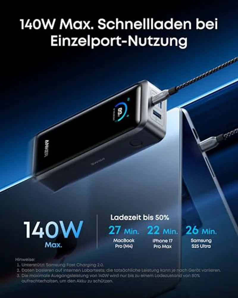 Anker Prime Power Bank 26K 300W