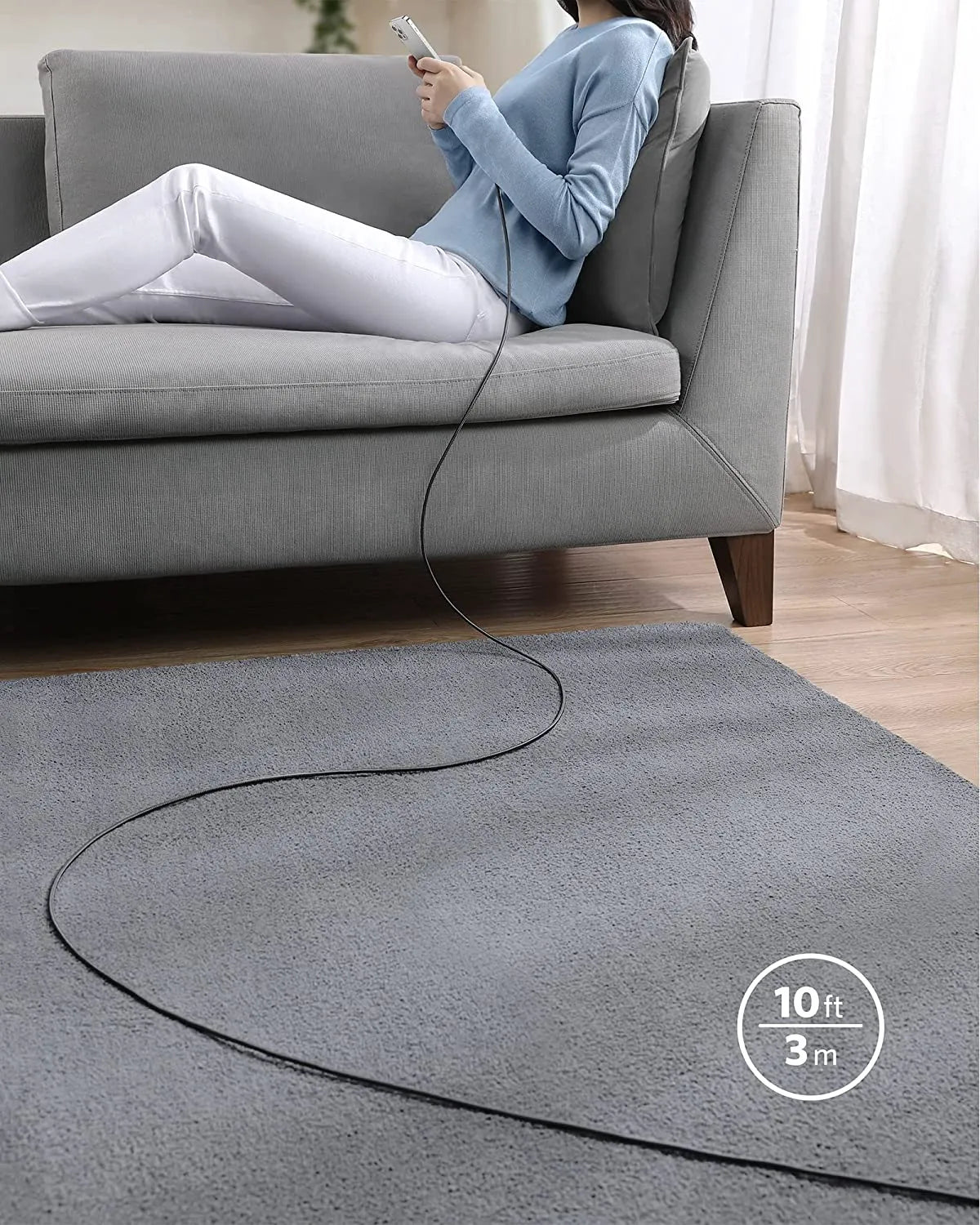 Anker 331 USB-C to Lightning Cable (6ft/10ft Nylon)