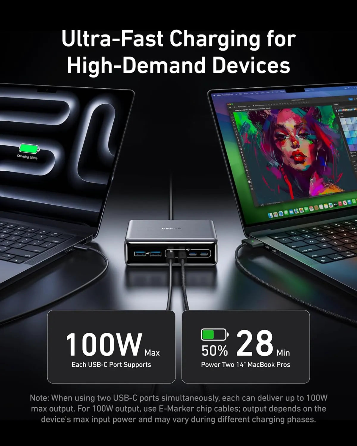 Anker Prime Power Bank (20K, 220W) & Anker Prime Charger (200W, 6 Ports, GaN)