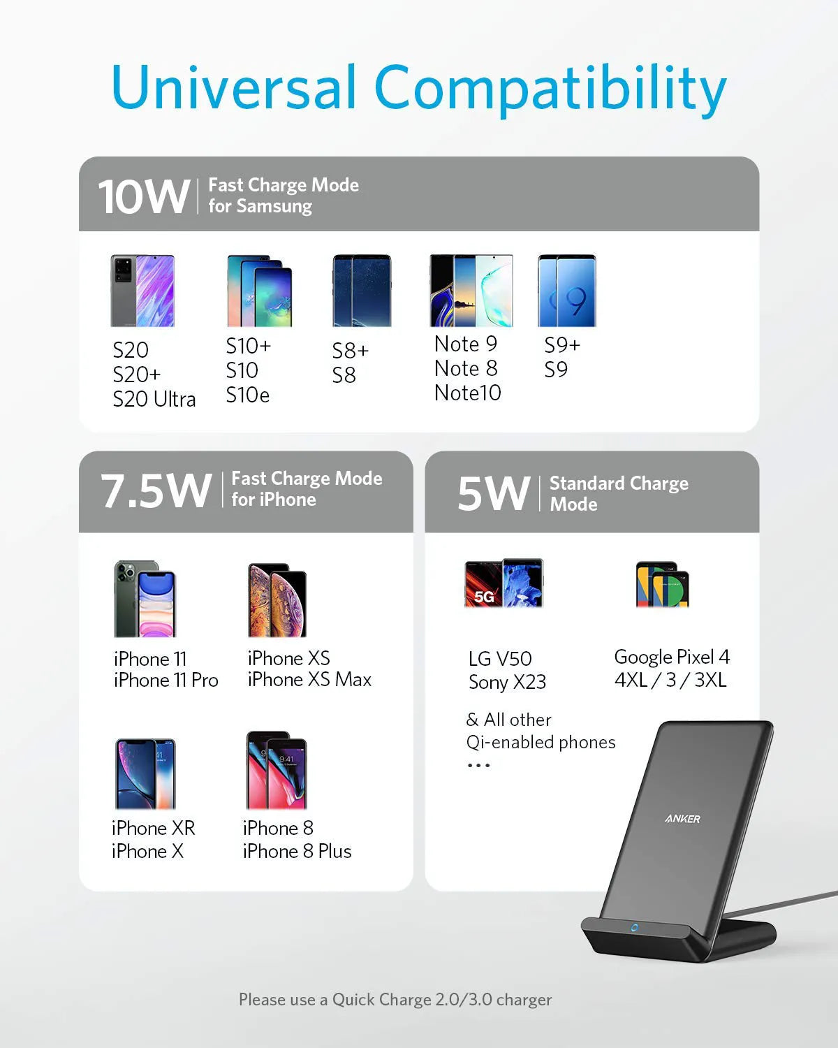 Anker 313 Wireless Charger (Stand)