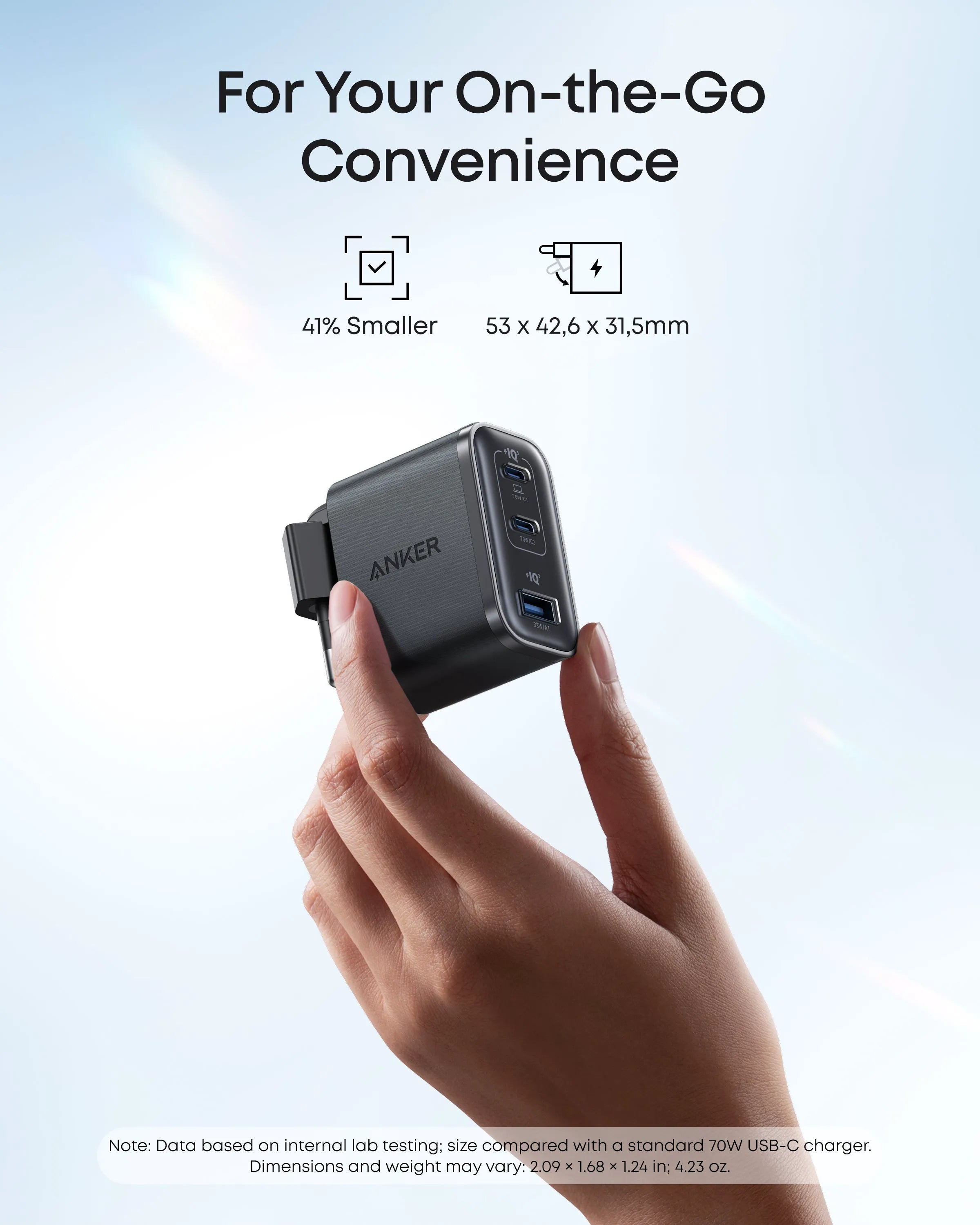 Anker Nano Power Bank (5K, MagGo, Slim) & Anker Nano Charger (70W, 3 Ports)