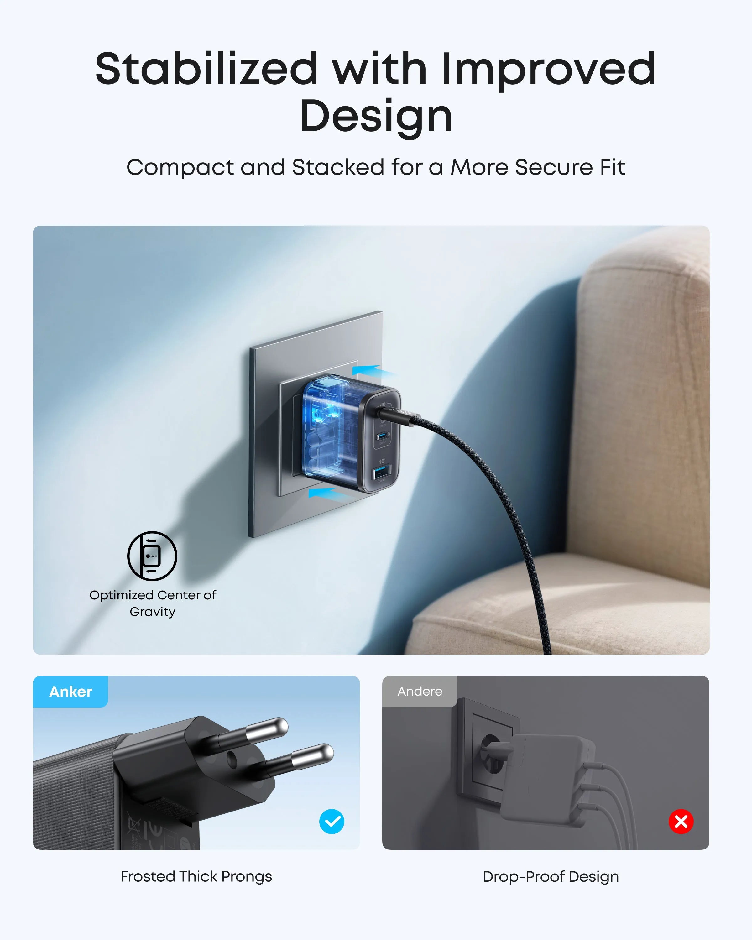 Anker Nano Power Bank (5K, MagGo, Slim) & Anker Nano Charger (70W, 3 Ports)