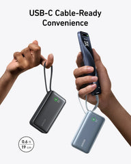 Anker Nano Power Bank 30W with Built-In USB-C Cable