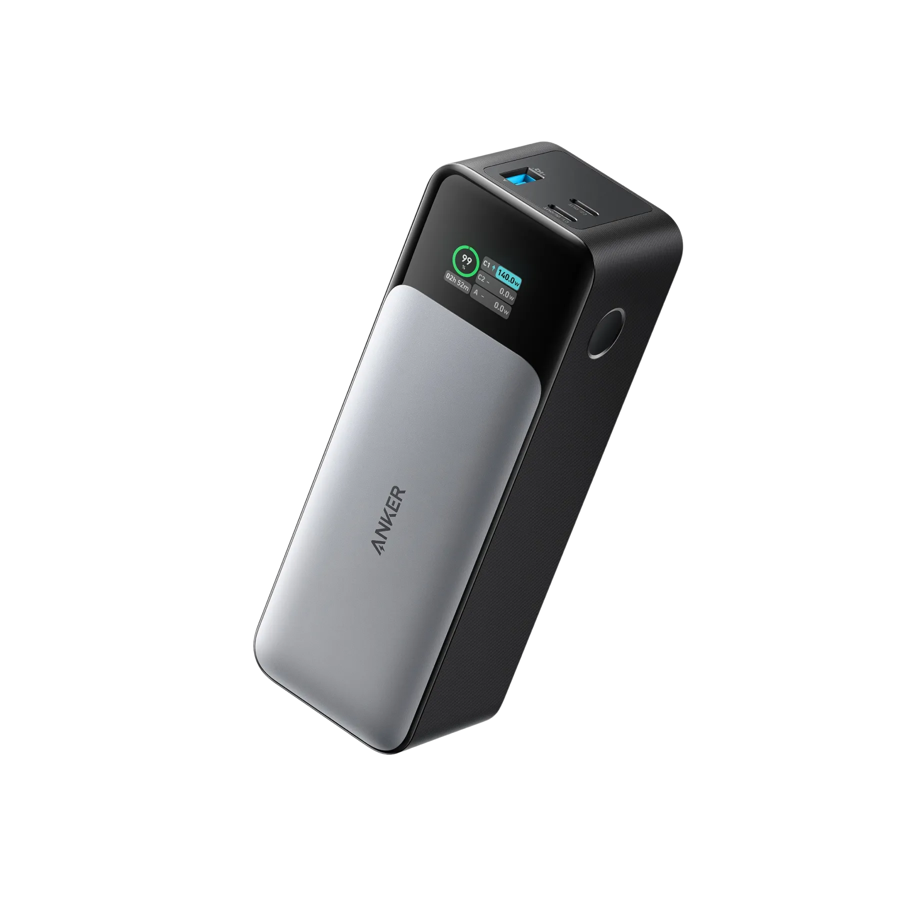 Anker 737 Powerbank (PowerCore 24K) mit USB-C auf USB-C Kabel (0,9m, 240W, Upcycled-Flechtdesign)