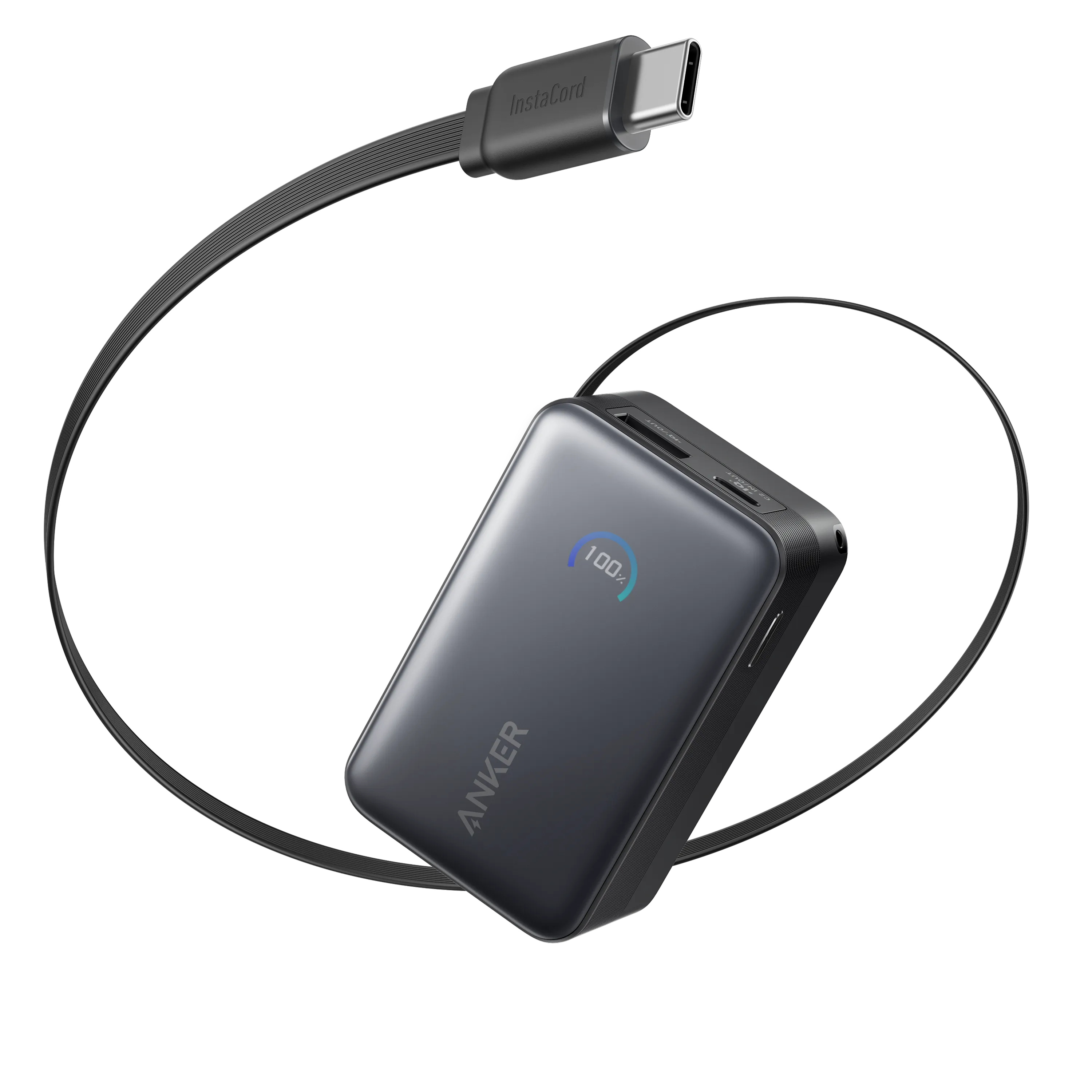 Anker 140W 4-Port USB-C Charger with PD 3.1 & Anker Nano 10K Power Bank with Built-in USB-C Cable