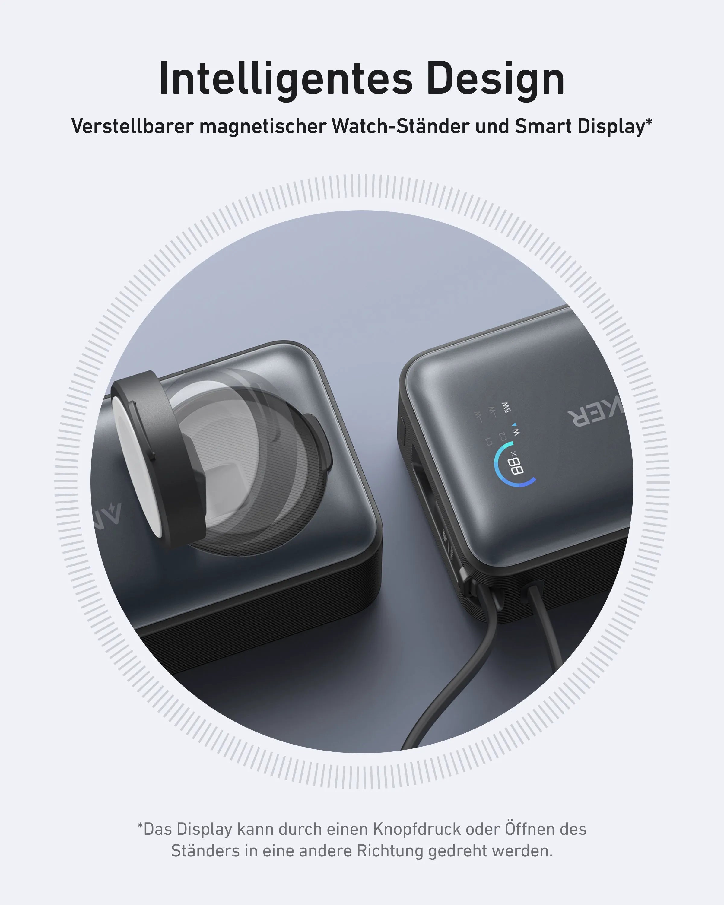 Anker MagGo Power Bank (10000mAh, 35W, for Apple Watch)