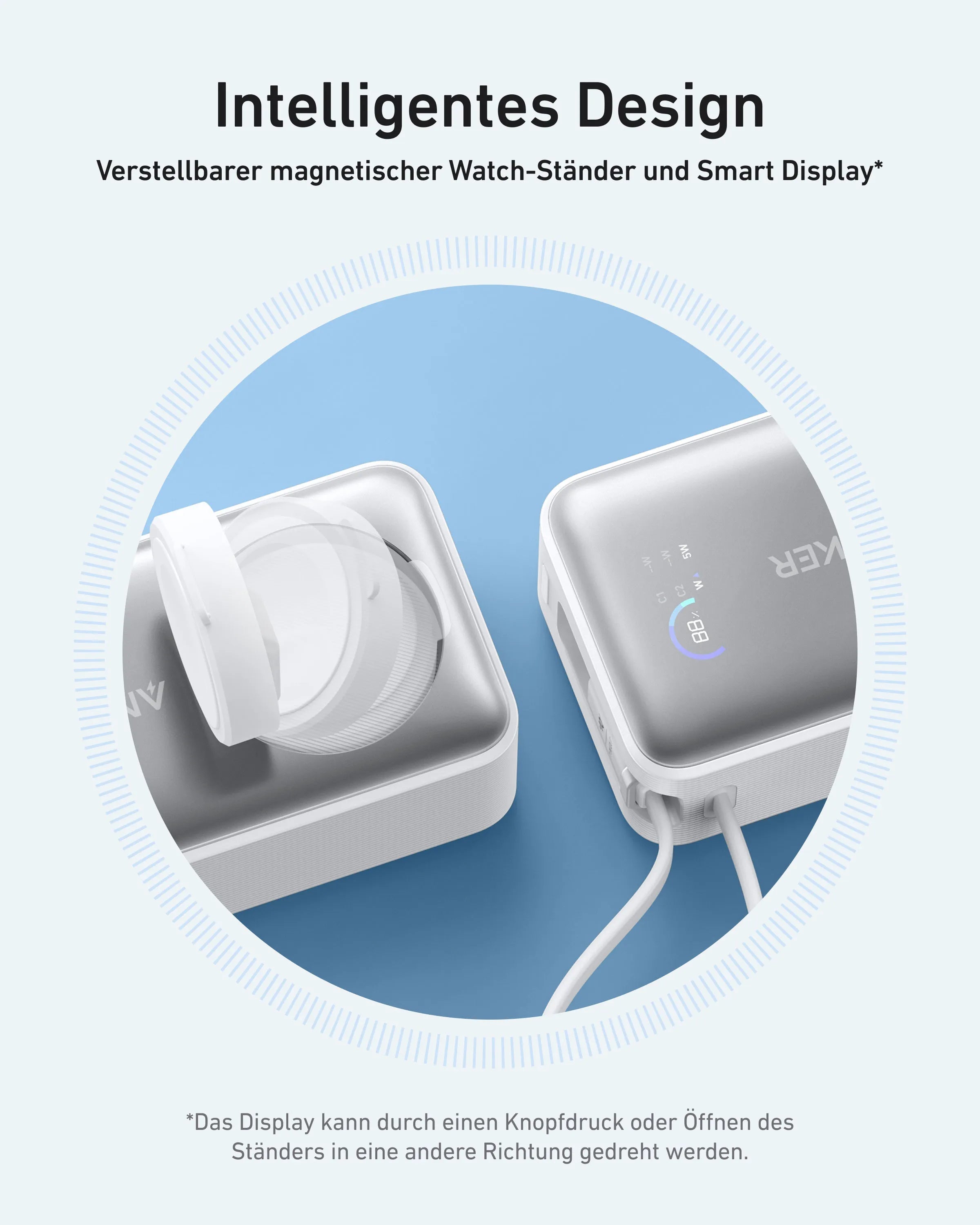 Anker MagGo Power Bank (10000mAh, 35W, for Apple Watch)