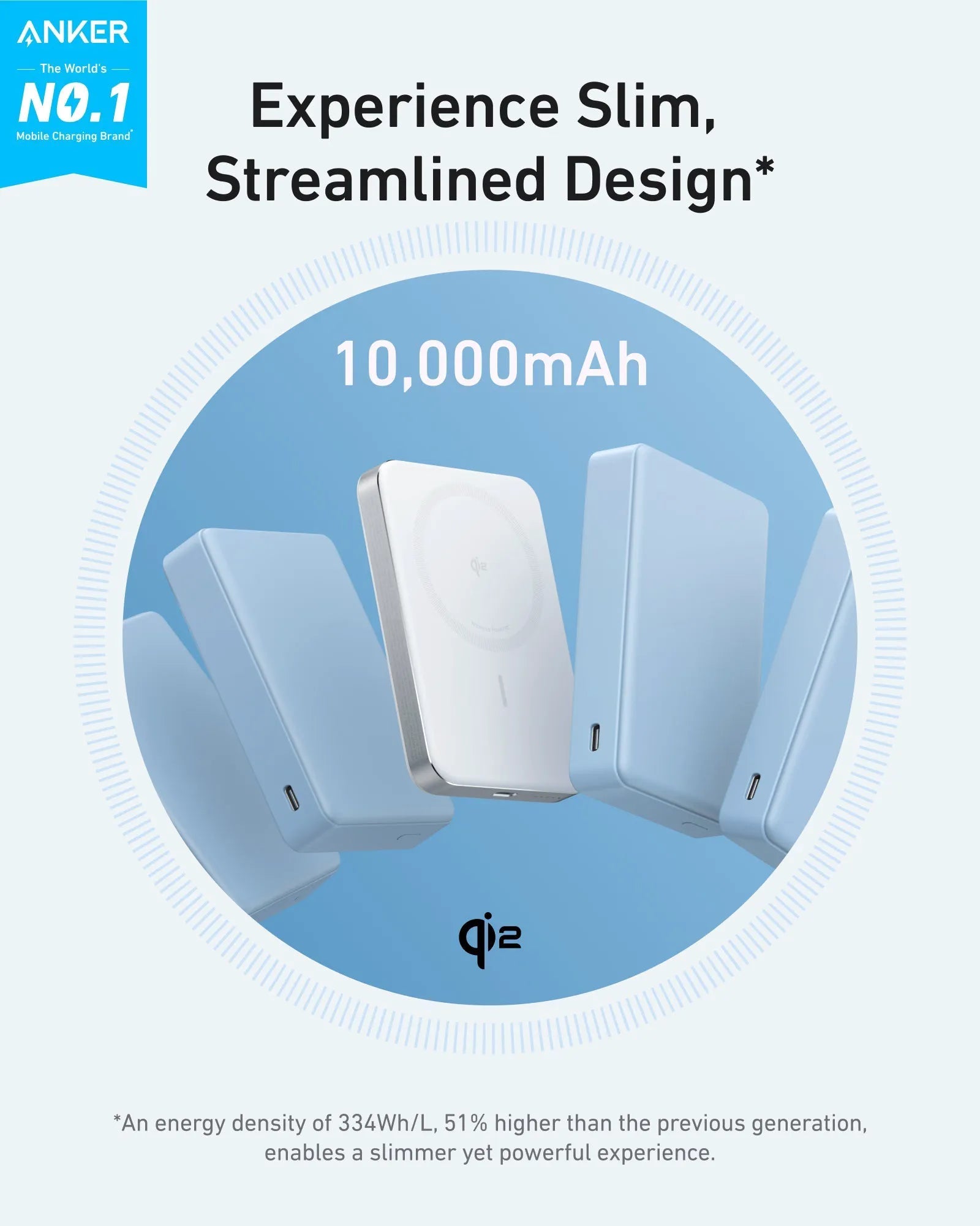 Anker MagGo Power Bank (10,000mAh, 15W, MagSafe)