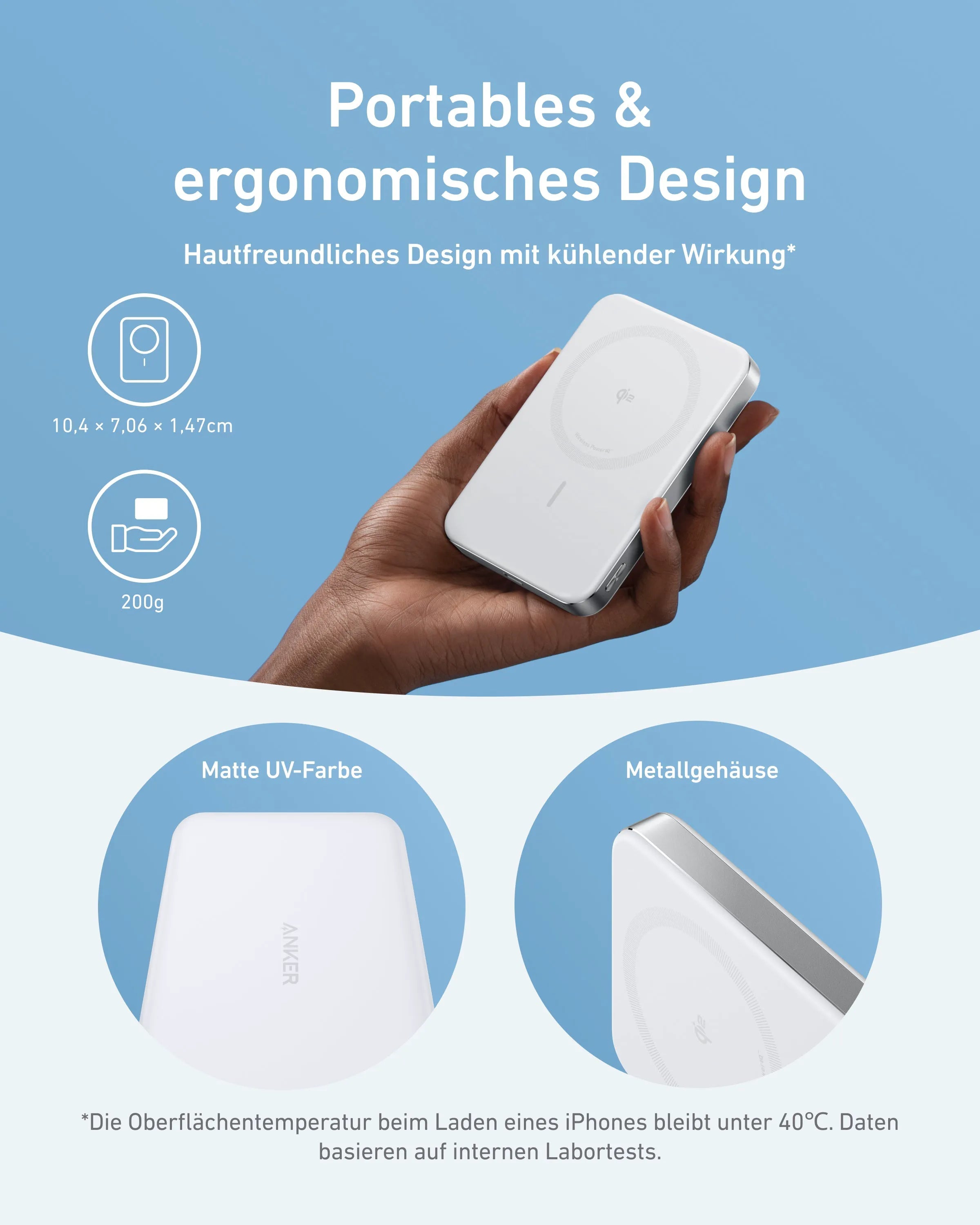 Anker MagGo Power Bank 10,000mAh Slim 2-Pack