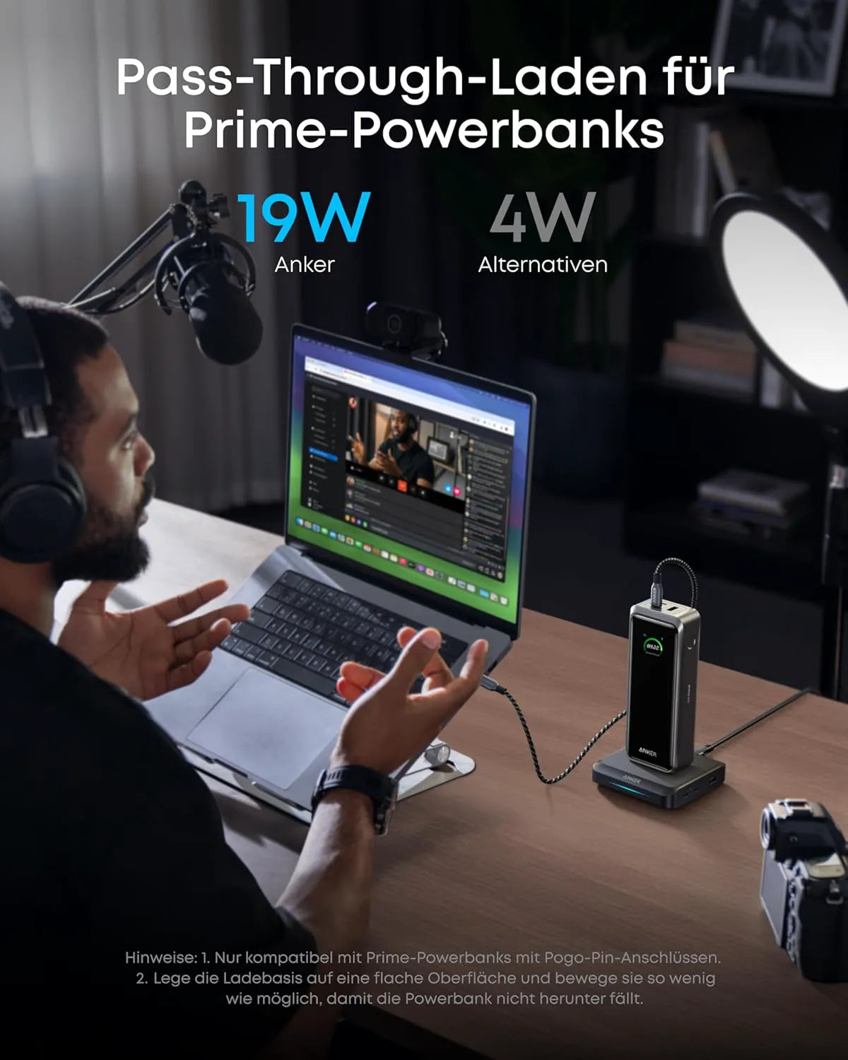 Anker Prime Charging Base 150W 3-Port Fast Charger