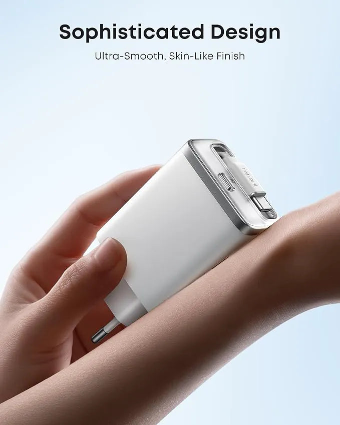 Anker Nano Charger 35W with Built-In Retractable USB-C Cable