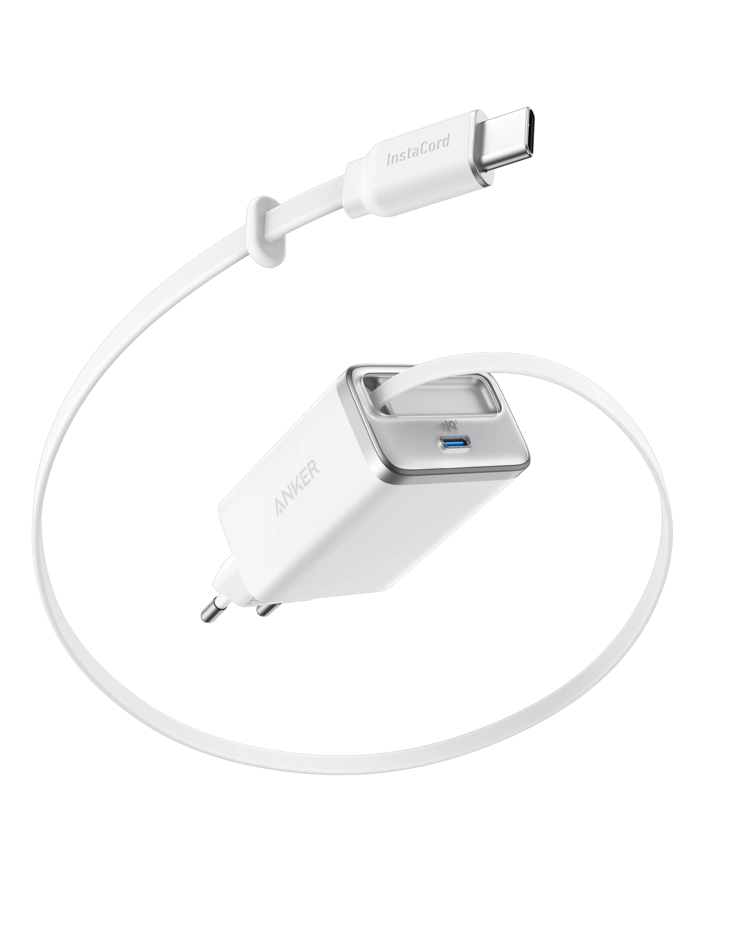 Anker Nano Charger 35W with Built-In Retractable USB-C Cable