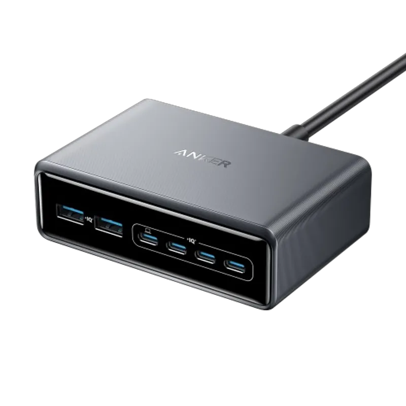 Anker Prime Charger (200W, 6 Ports, GaN) + Anker Nano Charger (70W, 3 Ports)