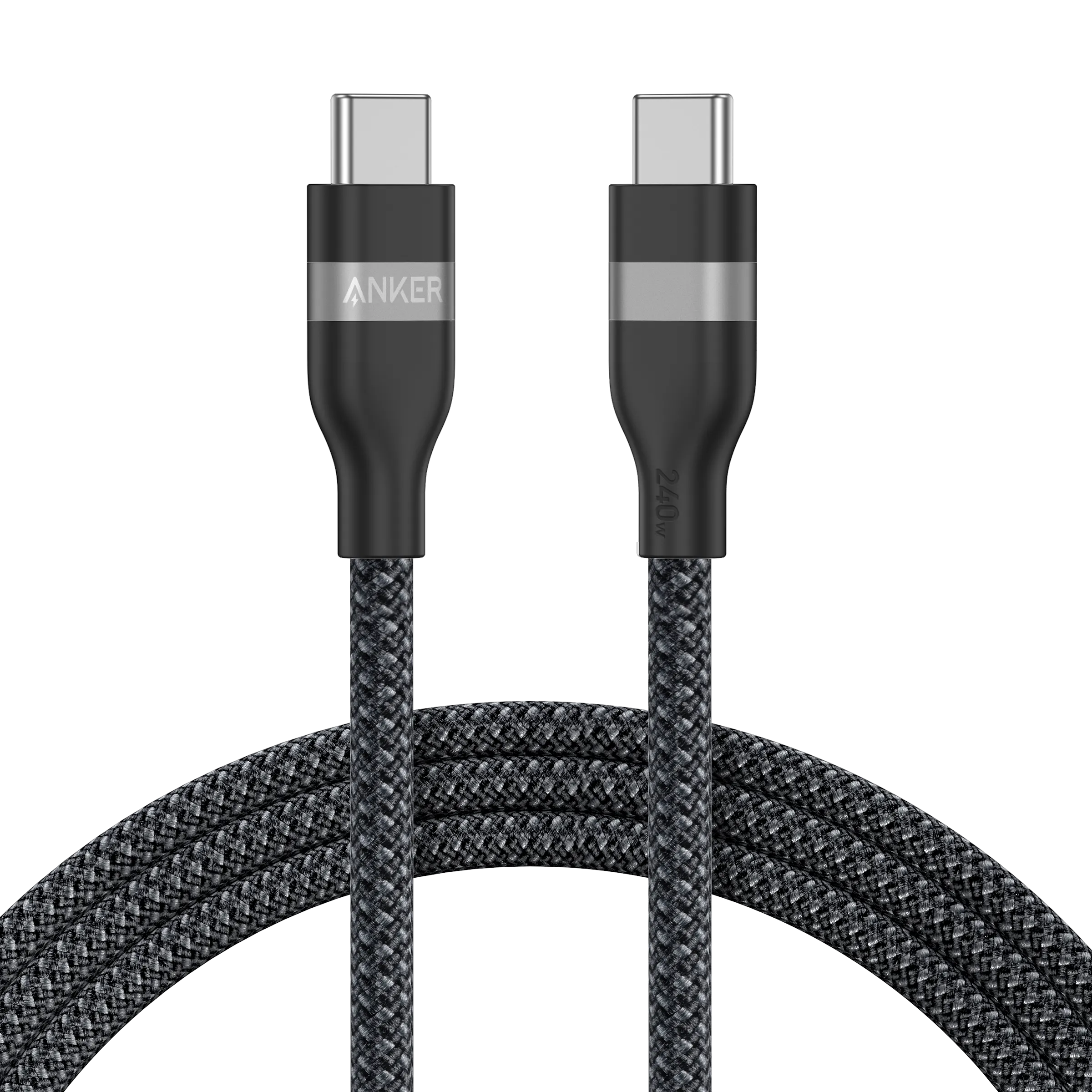Anker USB-C to USB-C Cable (0.9m/1.8m, 240W, Upcycled Braided)